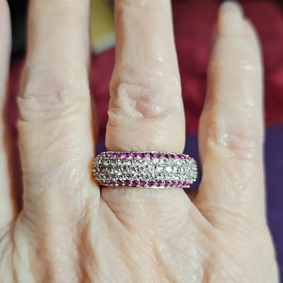 Victoria Wieck Eternity Ring Size 7 - Picture 1 of 6